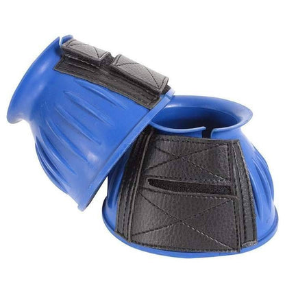 Cashel Rubber Bell Boots Large Blue