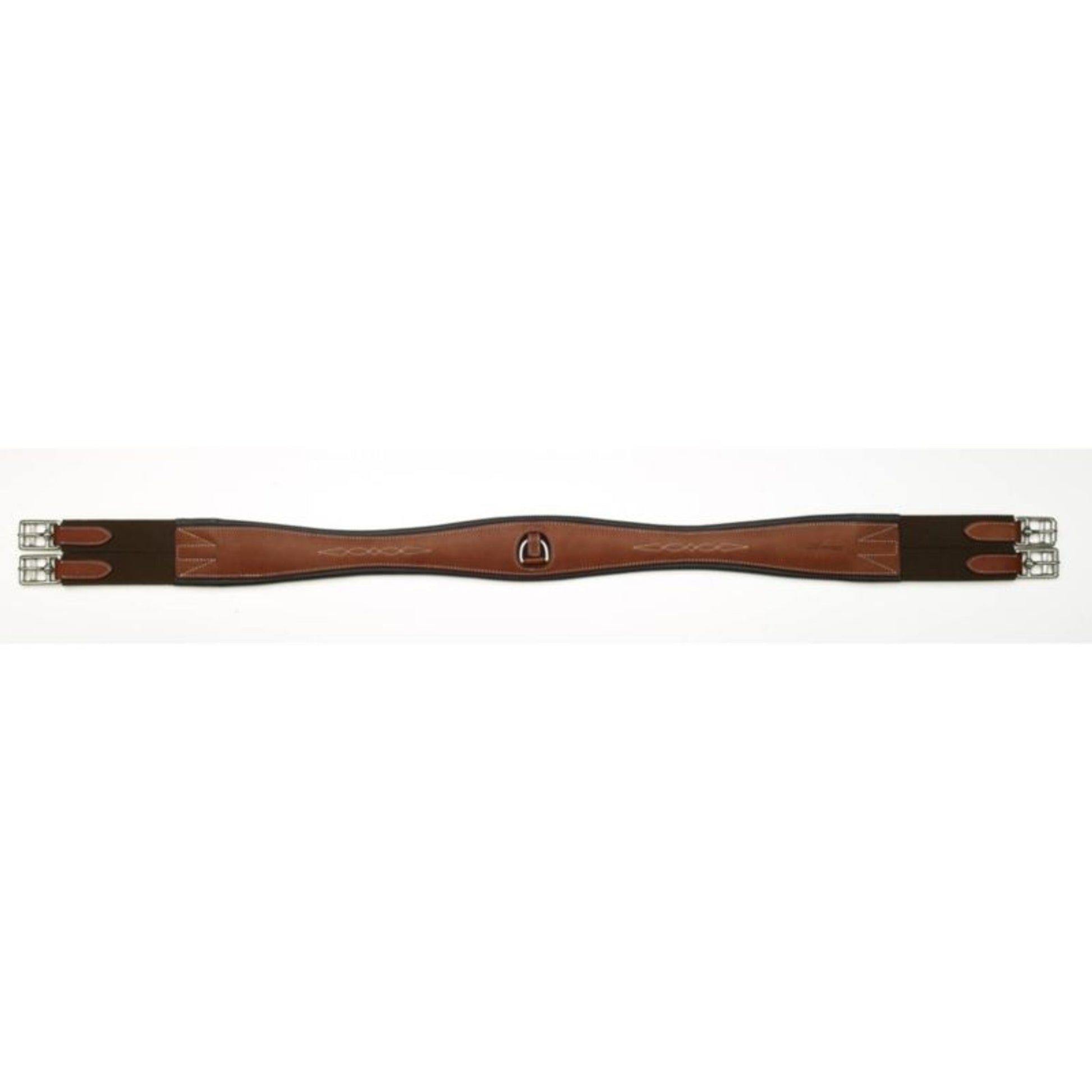 Aramas Fancy Stitched Overlay Girth 50 Chocolate