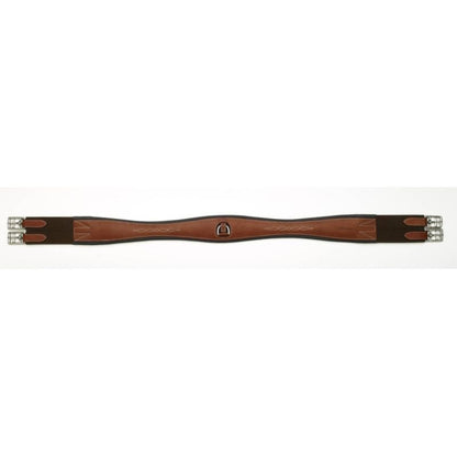 Aramas Fancy Stitched Overlay Girth 50 Chocolate