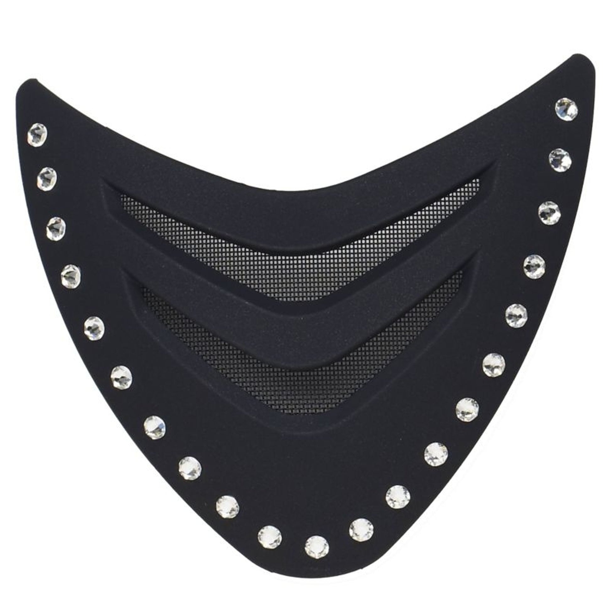 One K CCS Crystal Front Shield One Size Black Matt