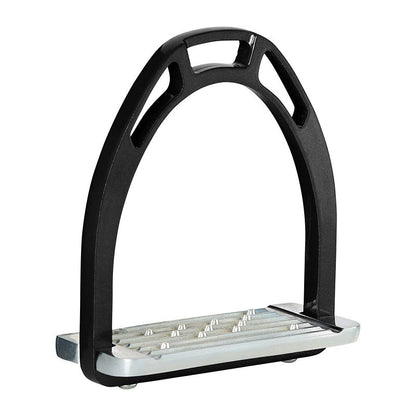 B Vertigo Aluminium Stirrups 4.75 Silver/Black