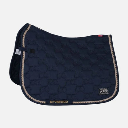 B Vertigo Monaco Dressage Saddlepad Horse Shiitake