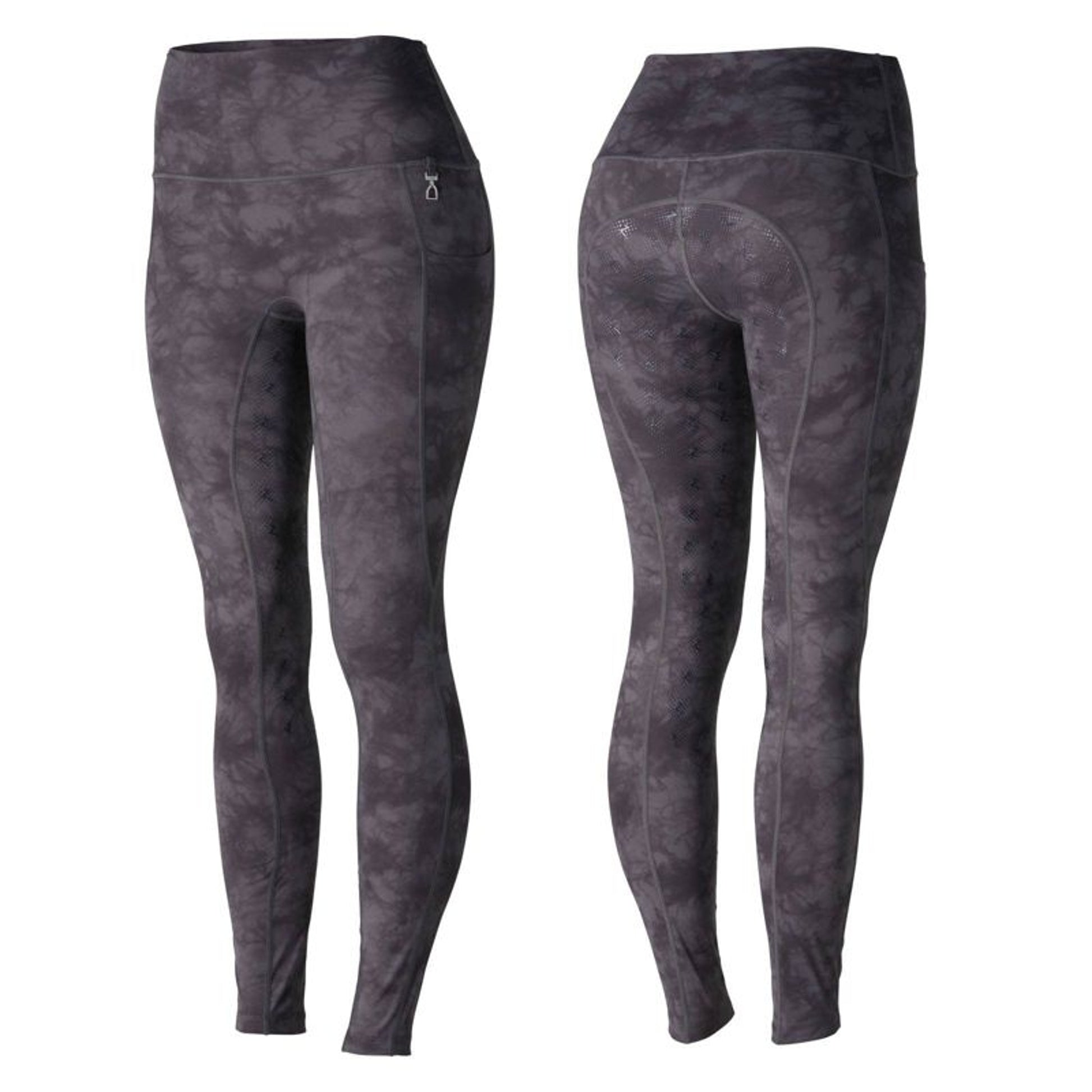 Horze Ladies Karen Tie-Dye Highwaist Tights 28 Dar