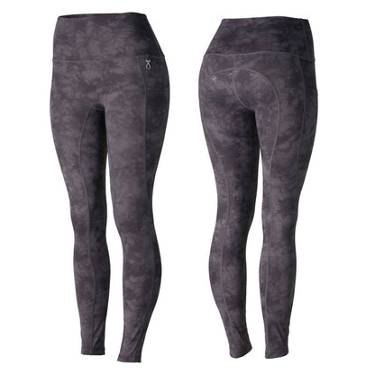 Horze Ladies Karen Tie-Dye Highwaist Tights 28 Dar