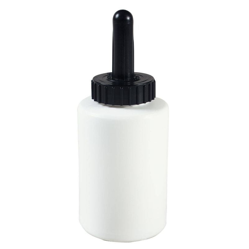Plastic Brush Can 1 pint White