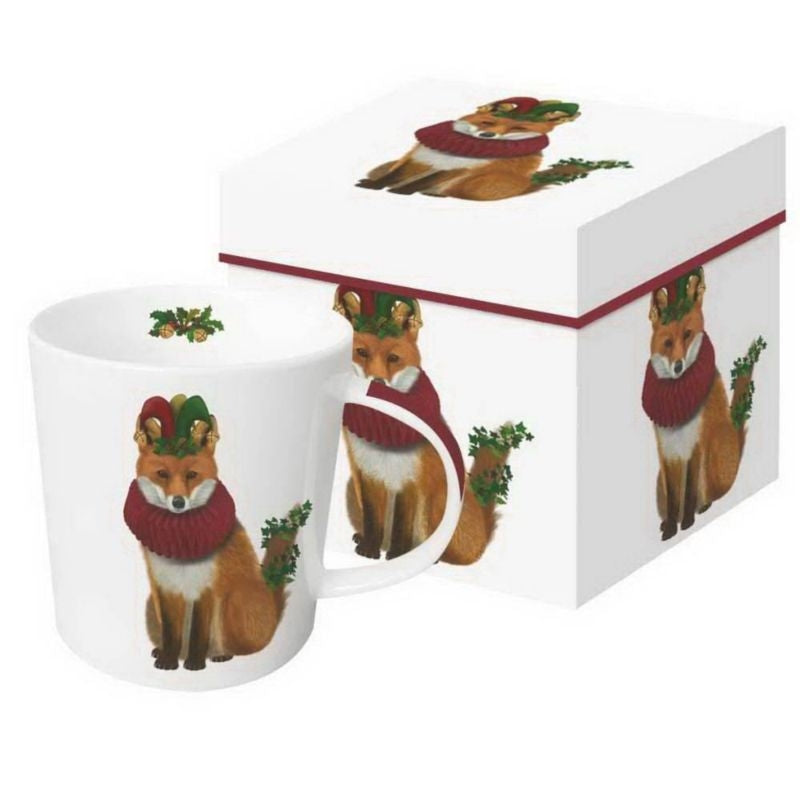 Merry Fox Boxed Mug 13.5 oz