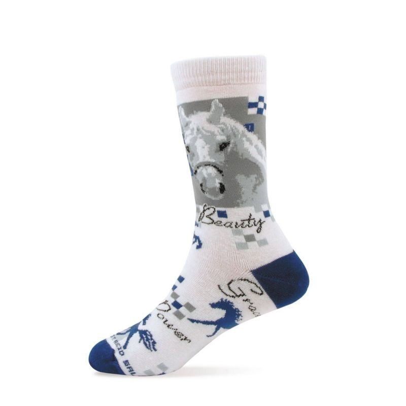 Beauty & Grace Socks Youth Blue/Grey/White