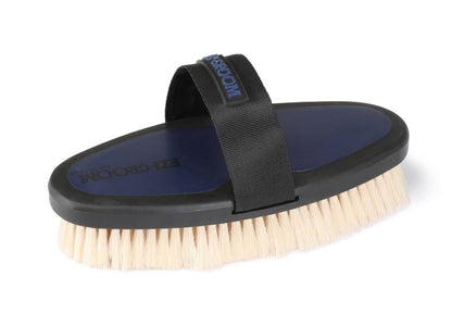 Ezi-Groom Grip Body Brush With Goat Hair