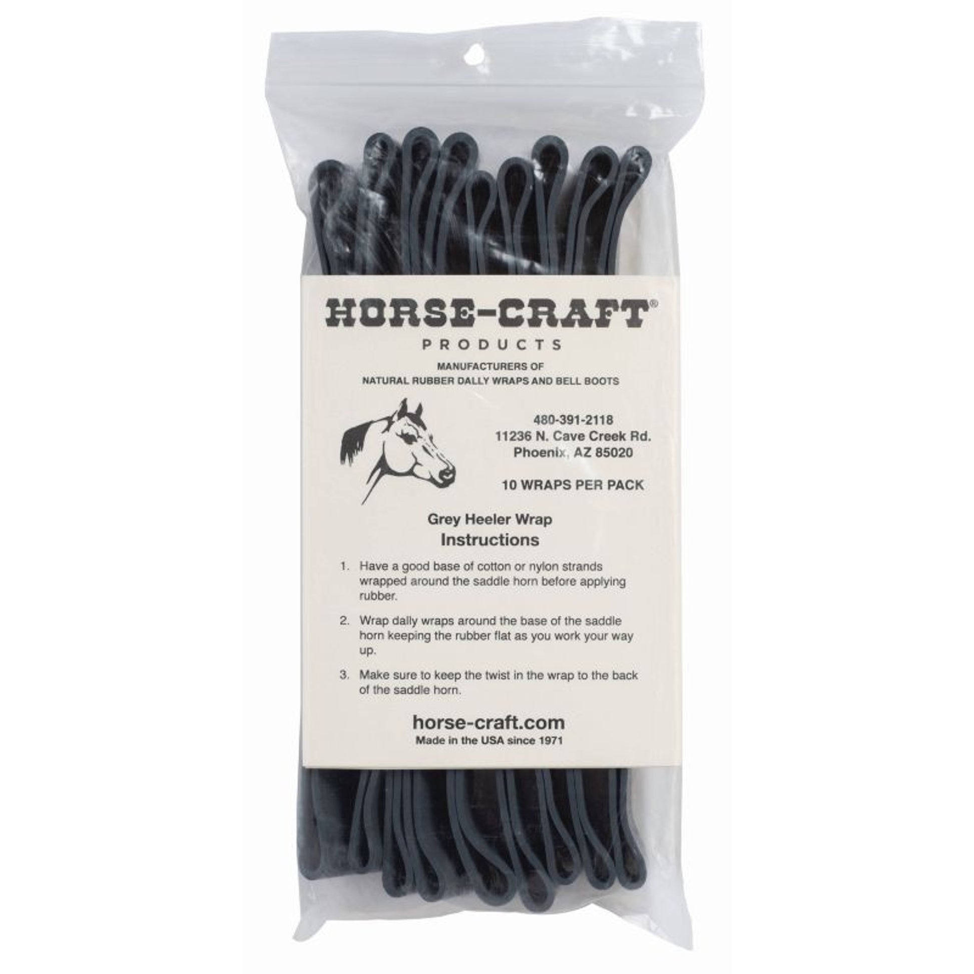 Weaver Horse Cra Dally Wraps 10 Pack Grey