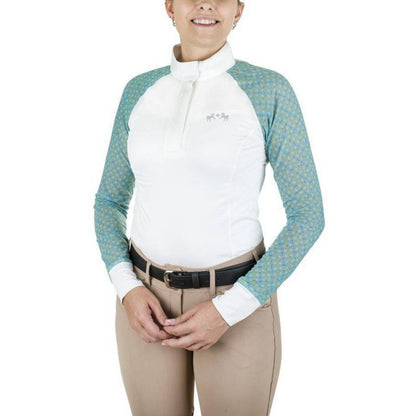 Equine Couture Ladies Smyrna Show Shirt X-Small Da