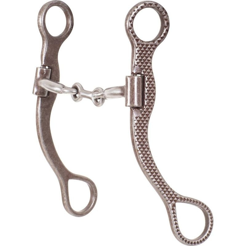 Classic Equine Rasp Straight Shank Bit with Smooth Ba