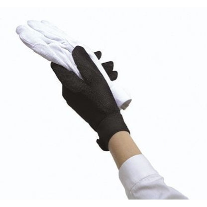 Ovation Sport Cotton Pebble Gloves LG Black