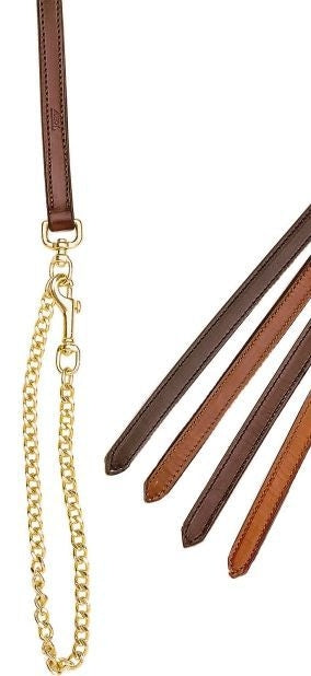 Tory 3/4In Double And Stitched Lead-Brass Chain Bk
