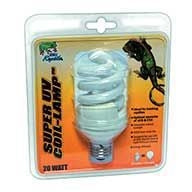 Super Uv Coil Lamp 6.5 x 5.5 x 7.5 white