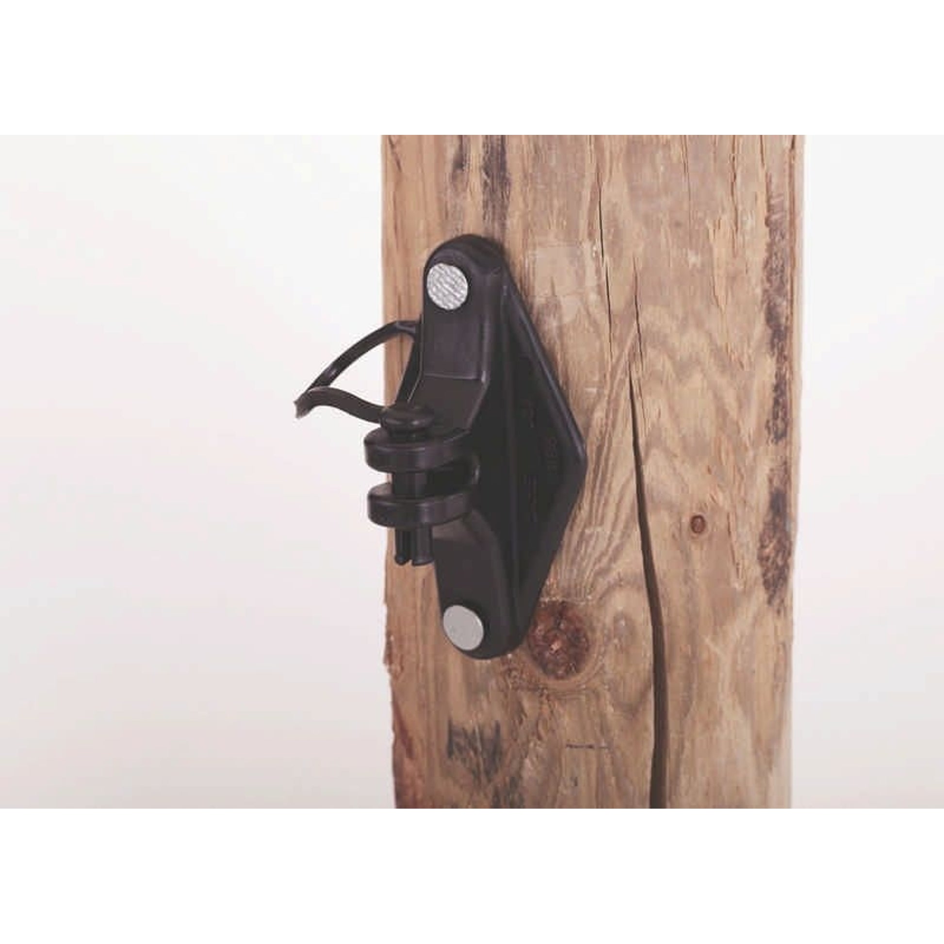 Dare Product Wood Post Pinlock Insulators 25Pk Blk