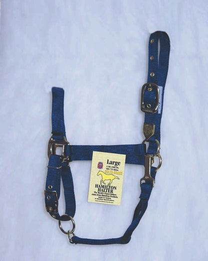 Hamilton Halter Adjustable Chin/Snap Yearling Blue