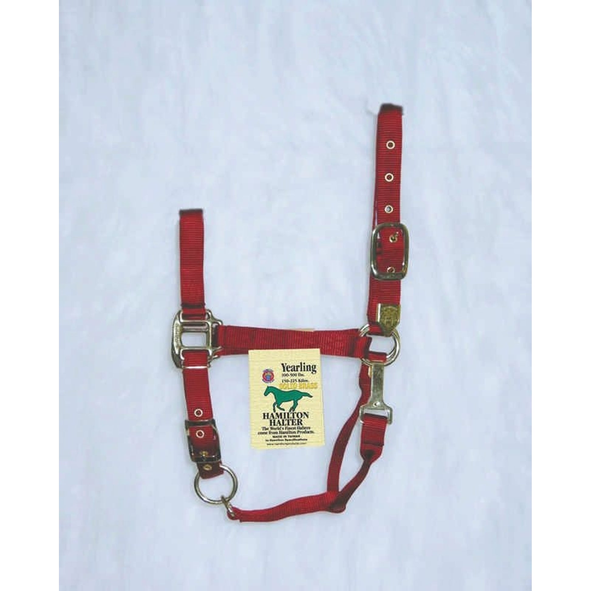 Hamilton Halter Adjustable Chin/Snap Yearling Blue