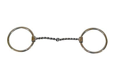 Metalab Stainless Steel Ring Snaffle Bit 5 Brn