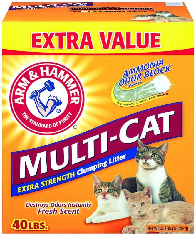 Arm / Hammer MultiCat Clumping Litter 20lb Unscent