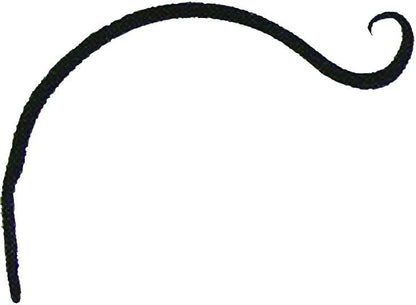 Hookery Curved Hanger Upturn Hook 9in Black