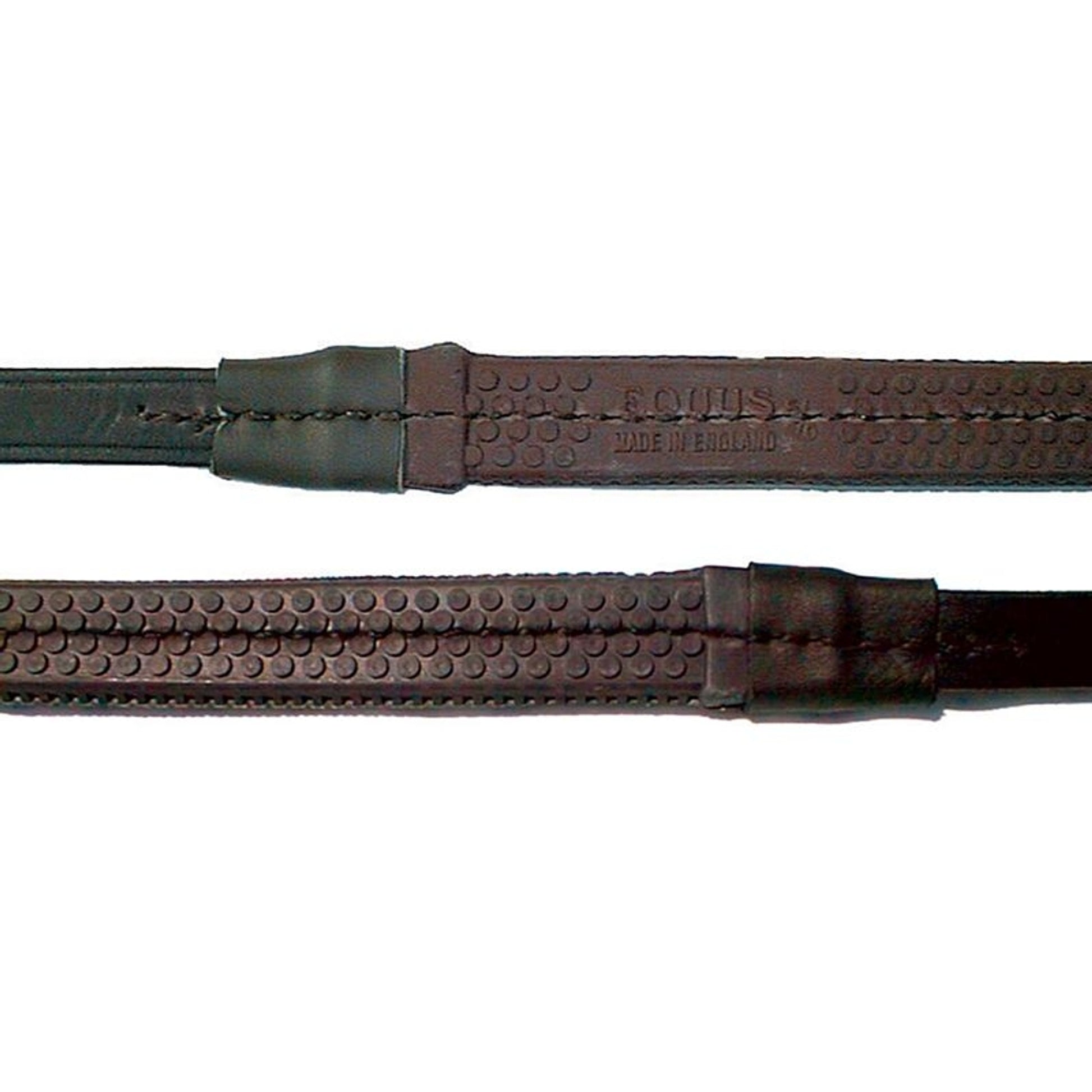 Nunn Finer Fine Pimple Rubber Reins 3/4x60 Blk