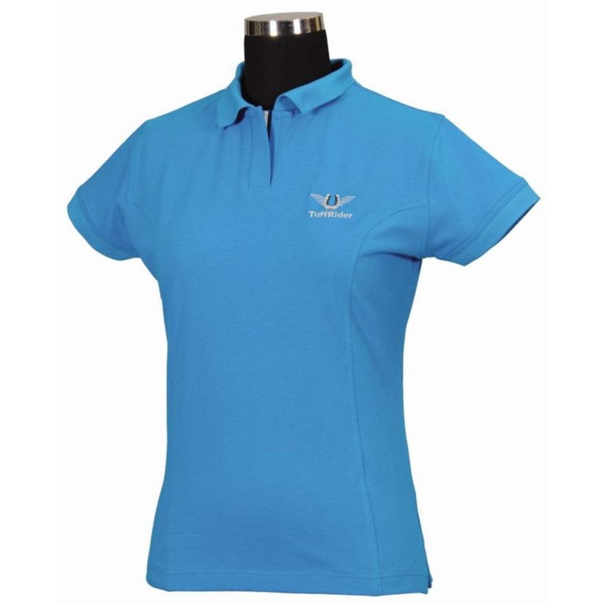 TuffRider Kids Polo Shirt LG White
