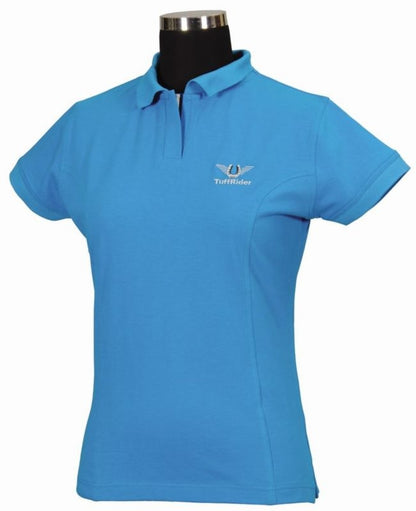 TuffRider Kids Polo Shirt LG White