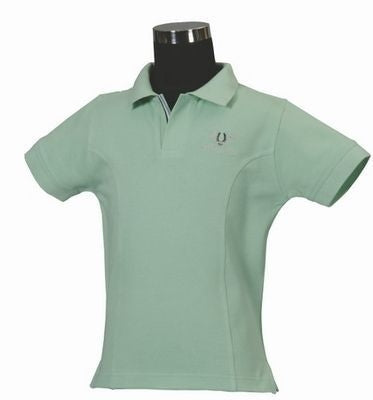 TuffRider Kids Polo Shirt LG White