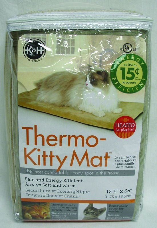 Thermo Kitty Square Mat 12.5in X 25in