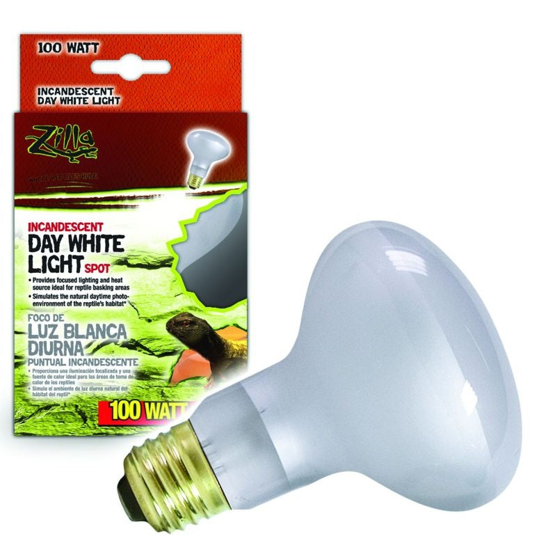 Zilla Day White Incandescent Spot Bulb Pet Supplies
