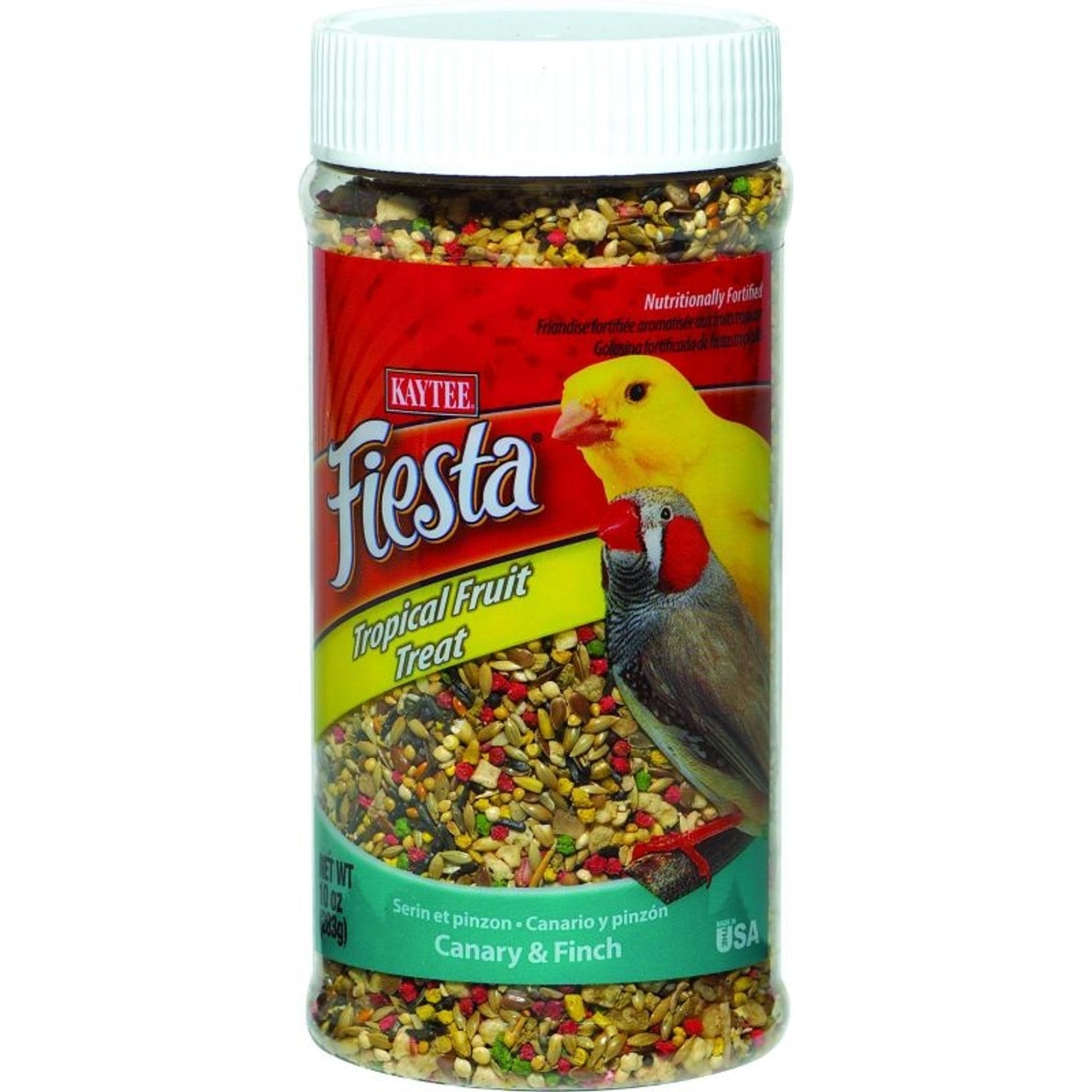 Kaytee Fiesta Tropical Fruit Treat Jar 10oz