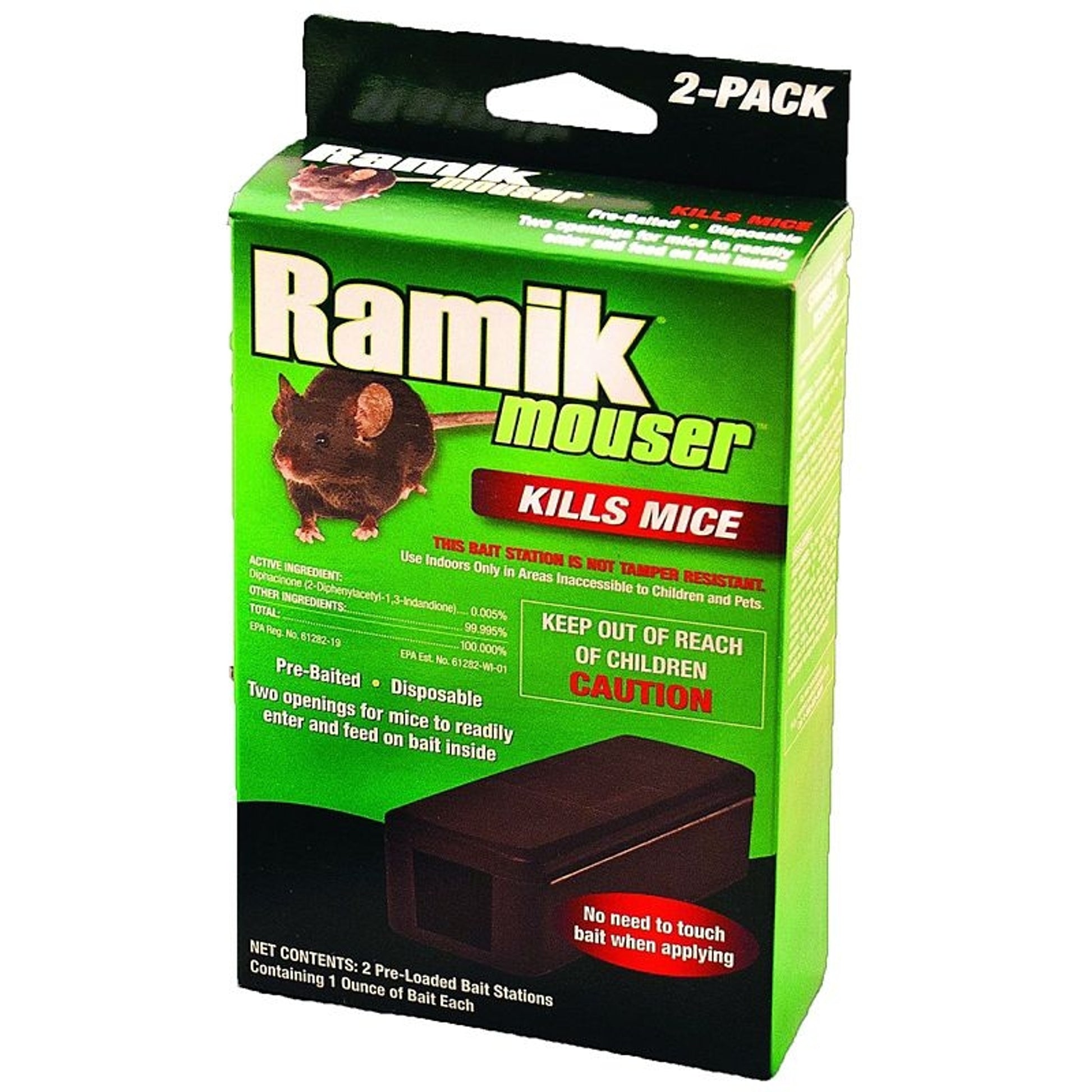 Ramik Mouser Disposable Bait Station 2 Pack