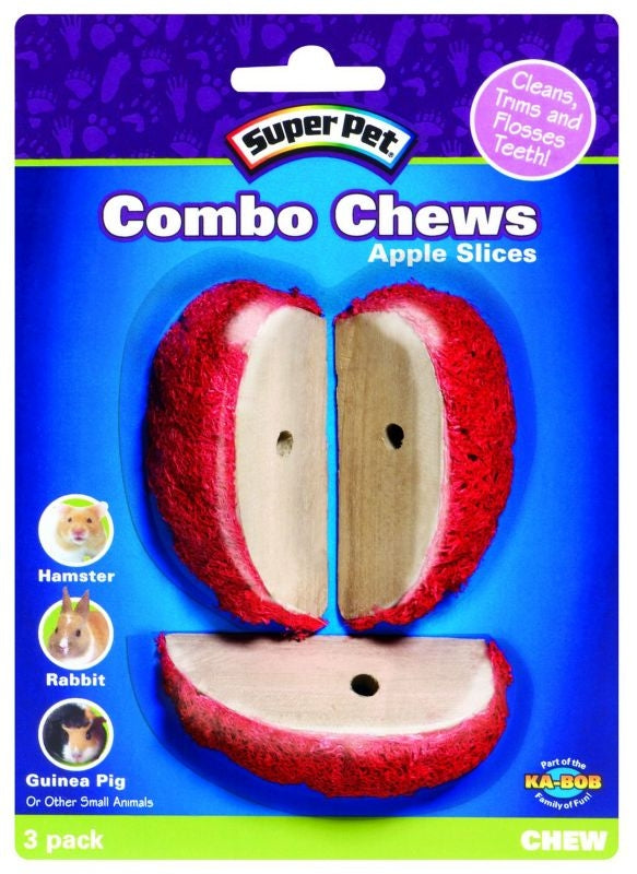 Super Pet Combo Chew Apple Slice 3 Pack Apple