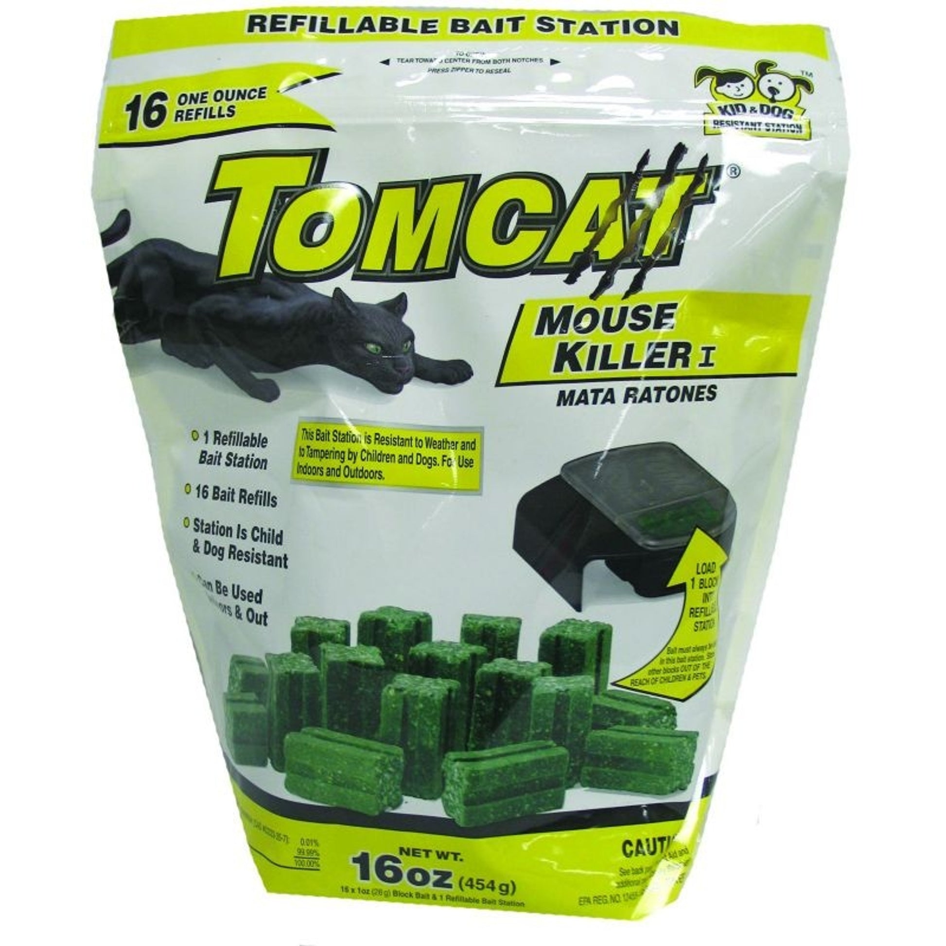 Tomcat Refillable Mouse Killer I 16oz