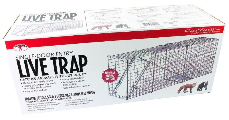 Single Door Live Trap 32 x 10 x 12