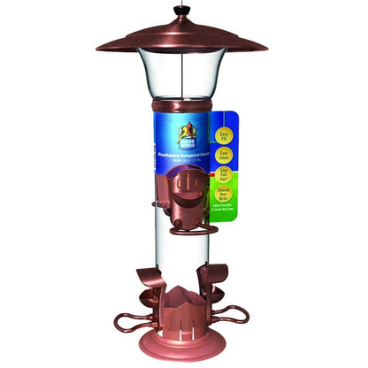 Classic Radiance Mtl Tube Mixed Seed/Snflwr Feeder
