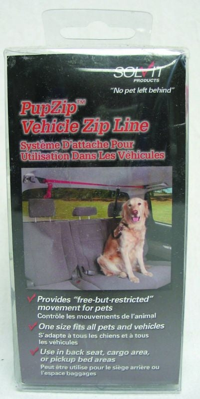 Solvit PupZip Vehicle Zipline for Pets