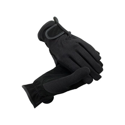HorZe Multi-Stretch Riding Gloves LG Black