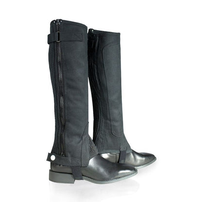 HorZe Amara Chaps With Rib MD Wide Black