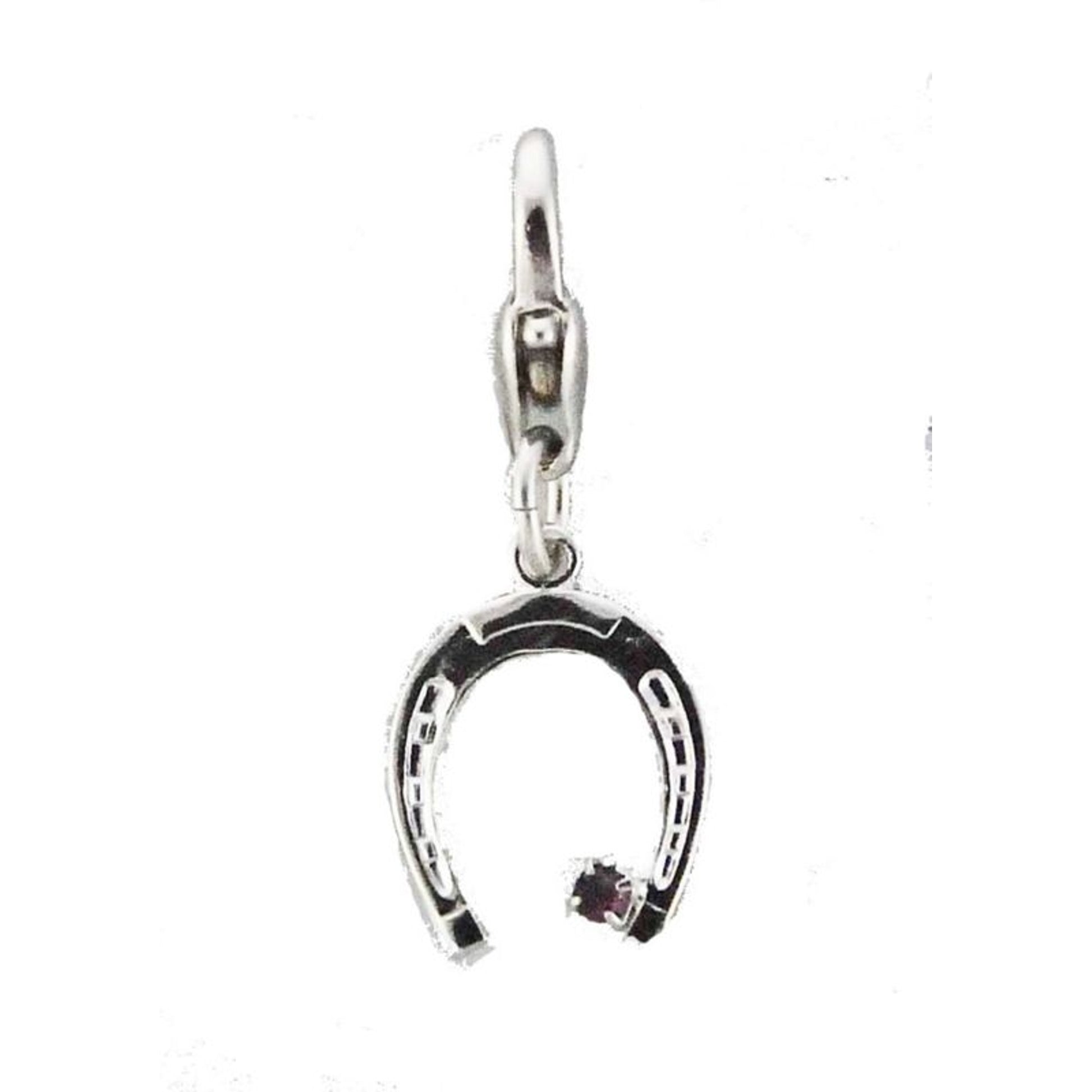Barbary Horseshoe with Stone CharmCrystal