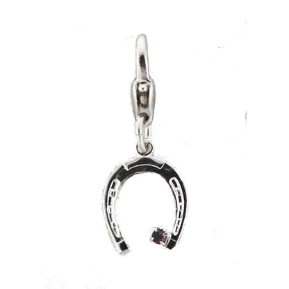 Barbary Horseshoe with Stone CharmCrystal