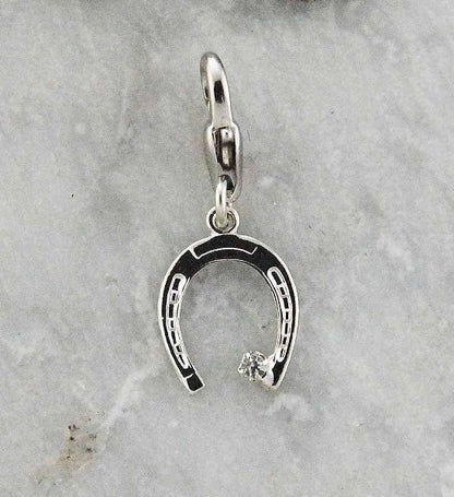 Barbary Horseshoe with Stone CharmCrystal