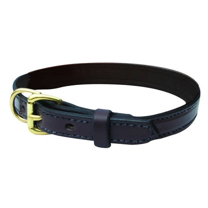 Perris Leather Dog Collar LG 19-23 Black