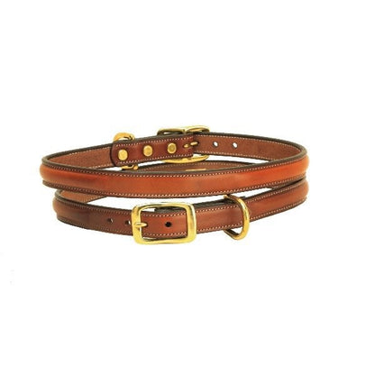 Tory Leather Dog Collar