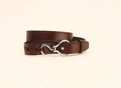 Tory Leather 1 1/4in Belt with Hoof Pick Buckle