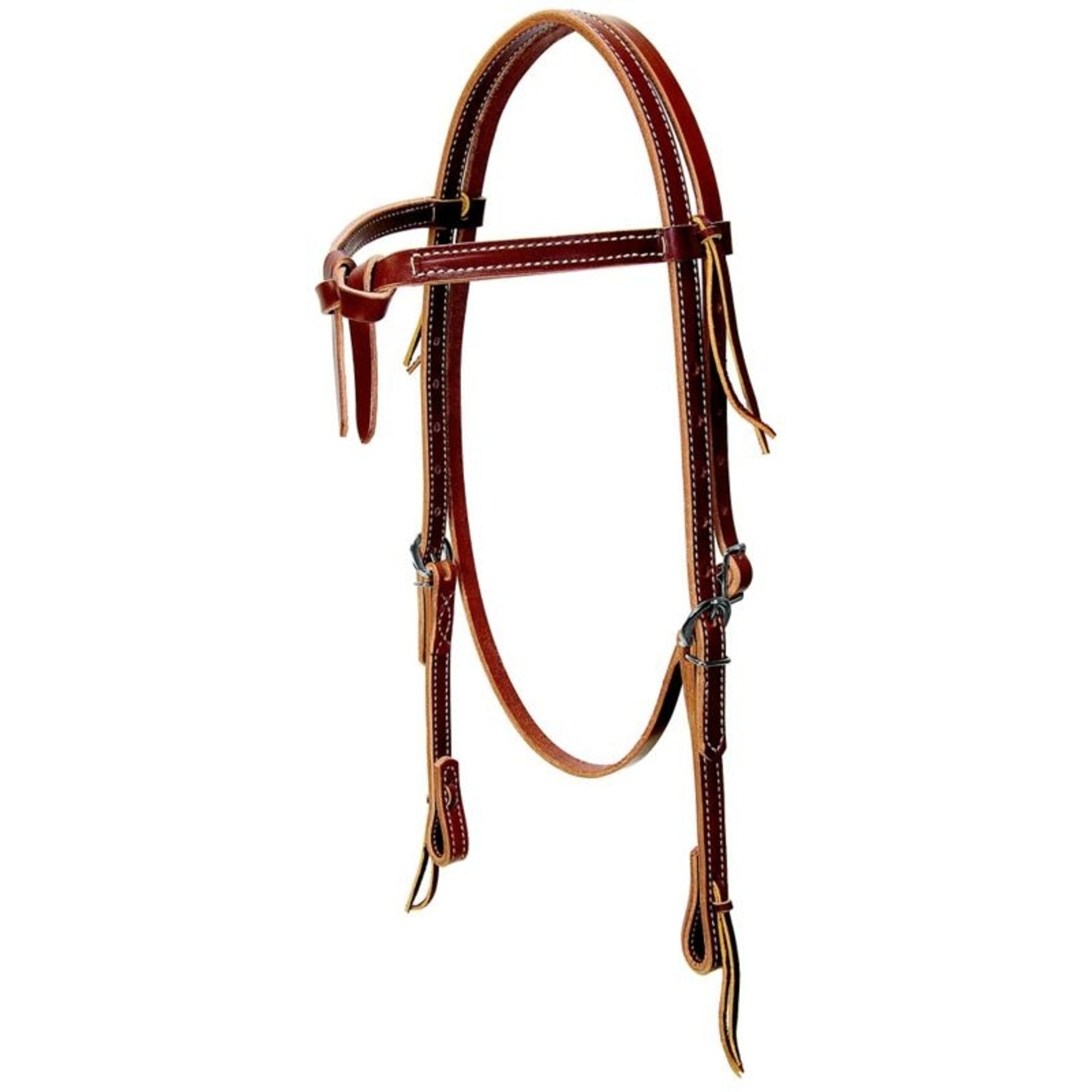Weaver Leather Knotted Browband Headstall Brown