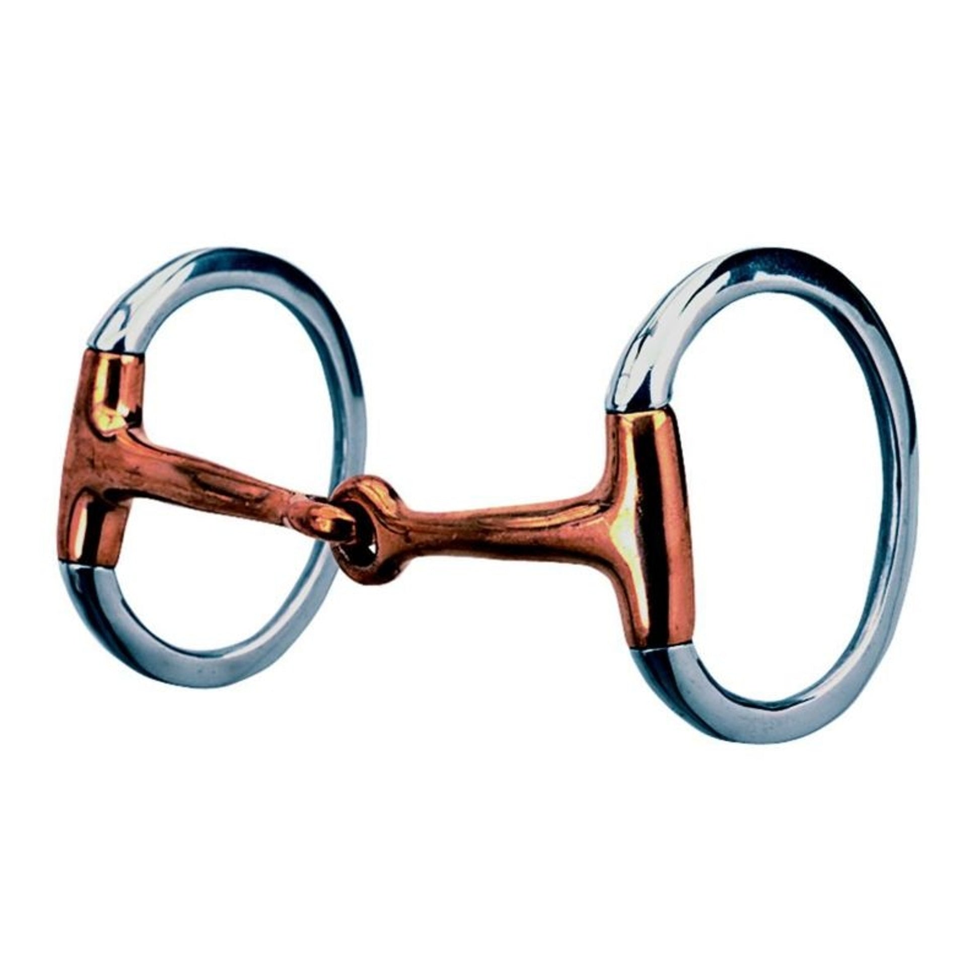 Weaver Eggbutt Snaffle Bit with Copper Mouth 4 1/2