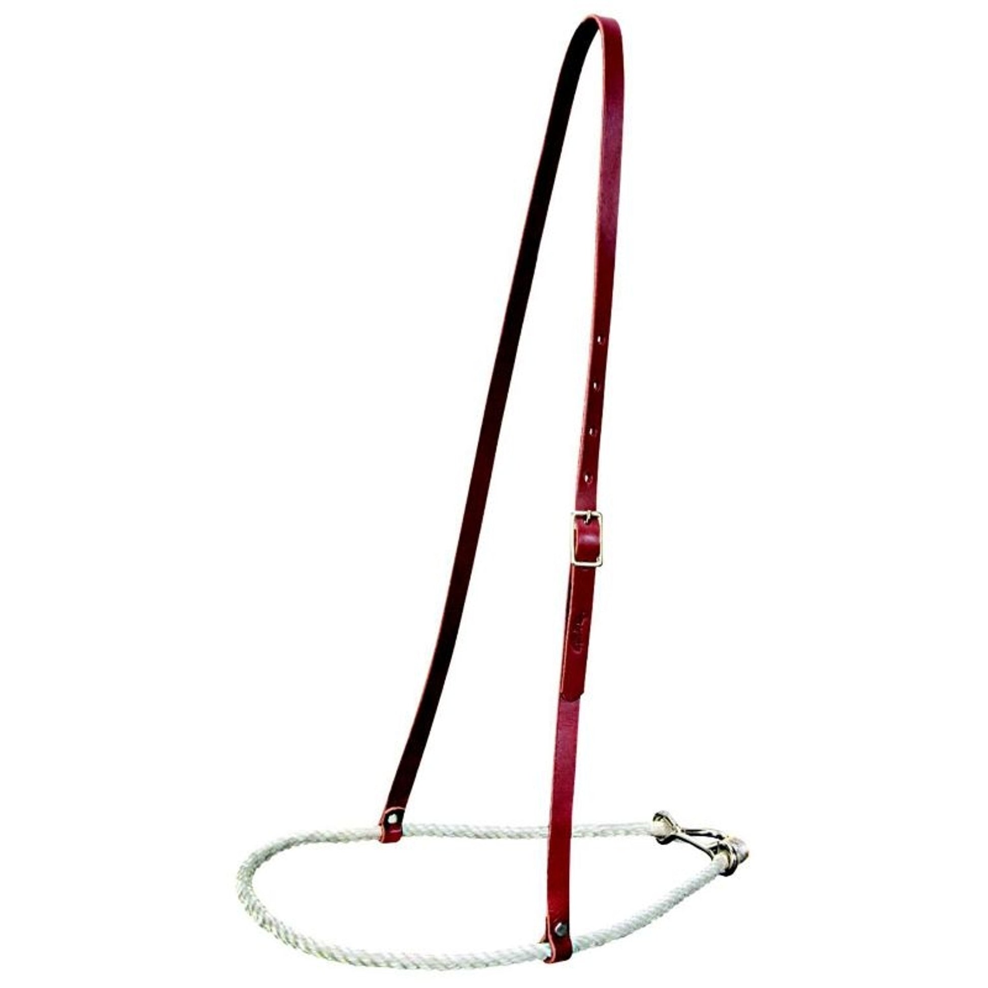 Weaver Leather Rope And Leather Noseband Burgundy