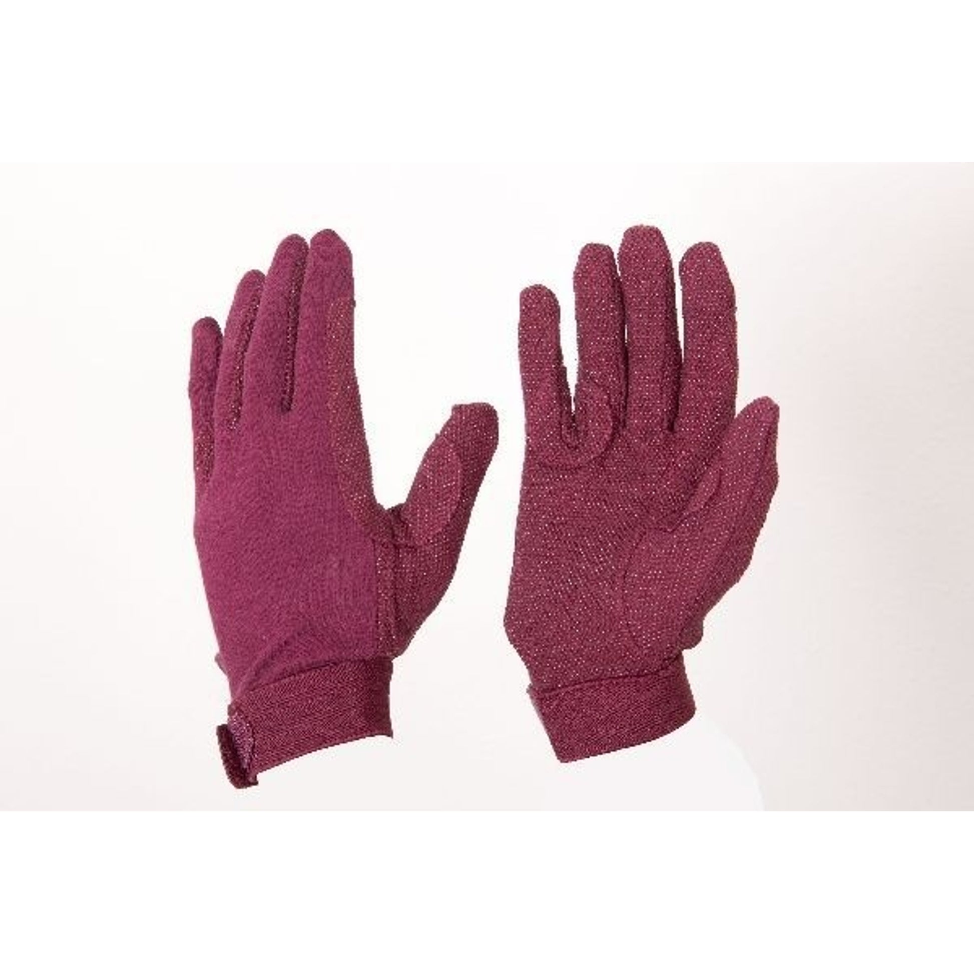Eous Kids Cotton Gloves Xx-Small Burgundy