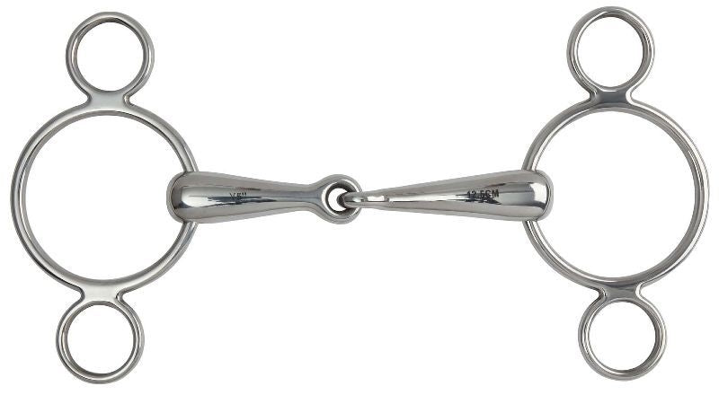 Shires Hollow Mouth Two Ring Gag
